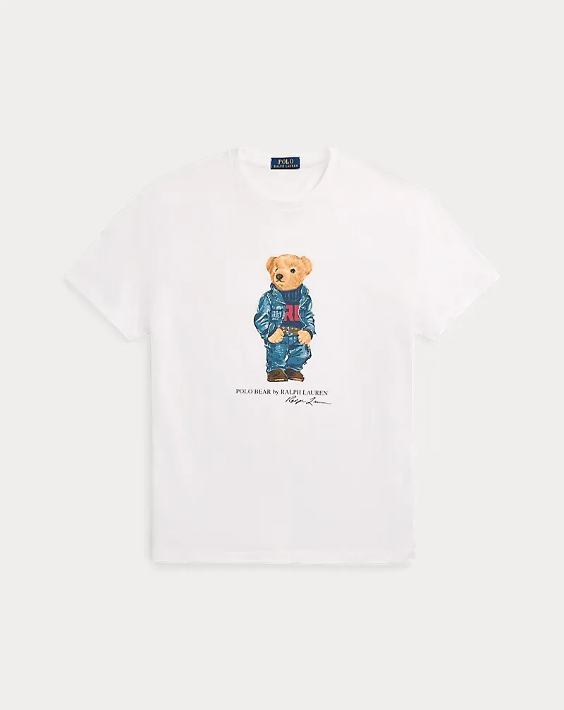 Bianco Denim Bear